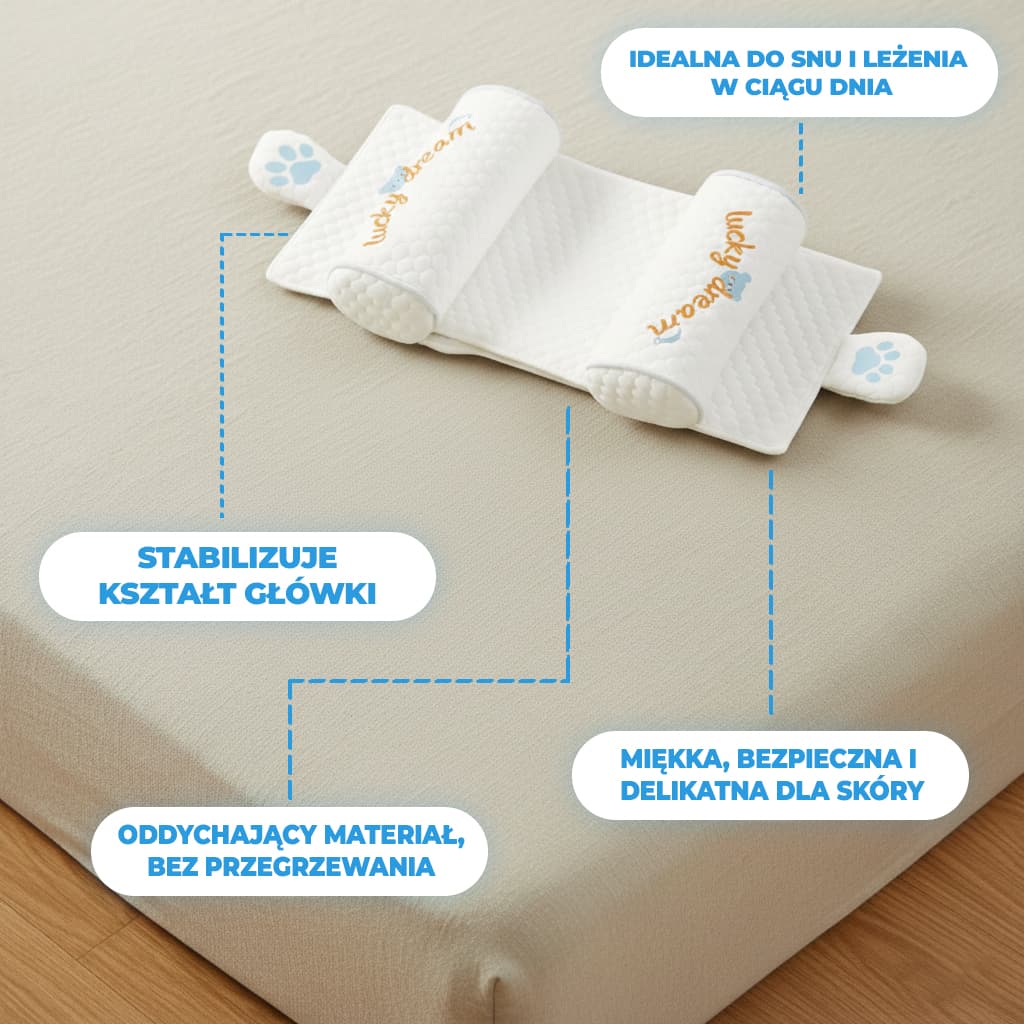 Poduszka profilaktyczna dla niemowląt